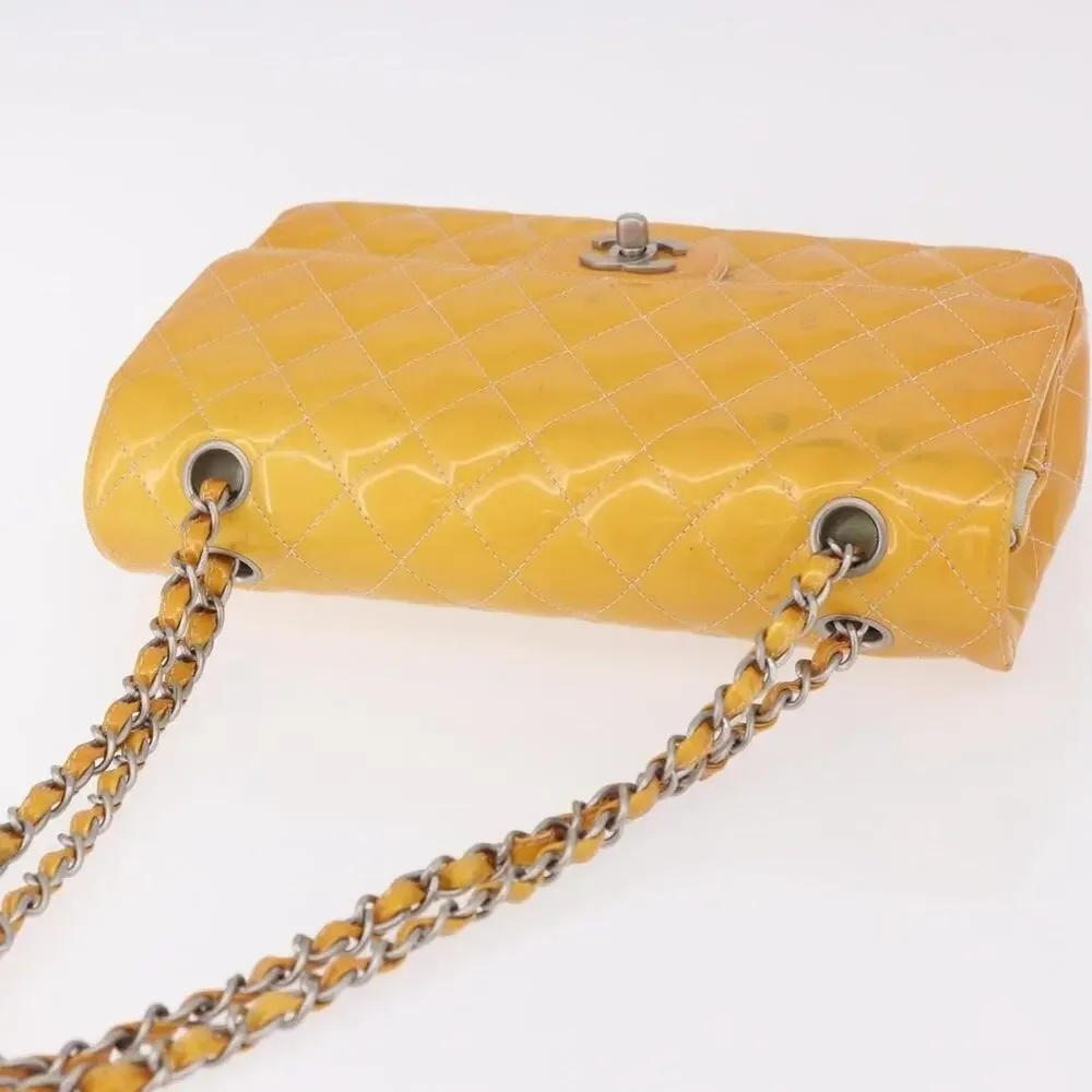 Chanel Chain Matelasse 25 Shoulder Bag Yellow